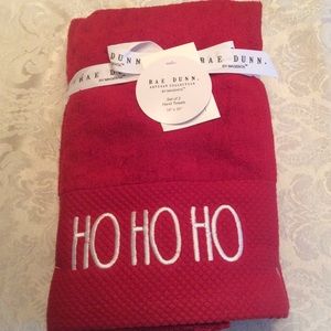Rae Dunn HO HO HO Hand Towels